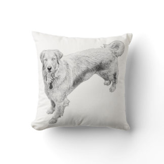 Harvest Watch by the Fire Throw Pillow