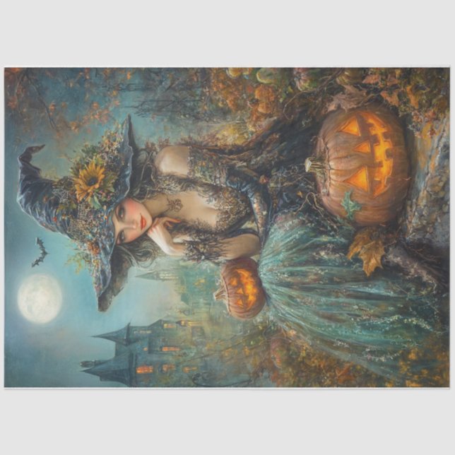 Harvest Witch Tissue Paper (Front)