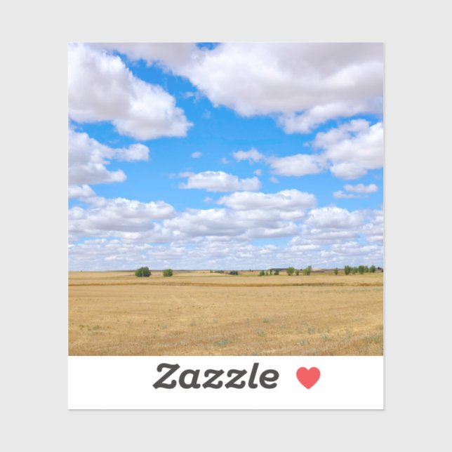 Harvested wheat fields  sticker (Sheet)