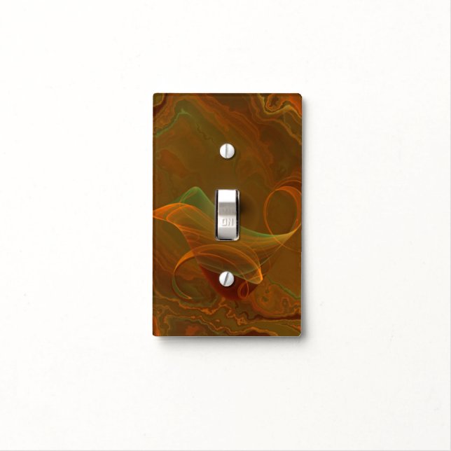 Harvestini Faery Martini Art Light Switch Cover (In Situ)