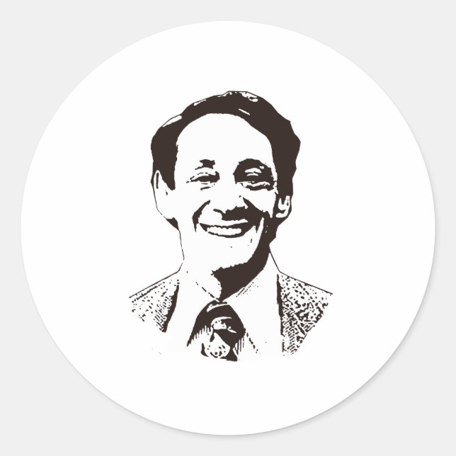 Harvey   classic round sticker (Front)