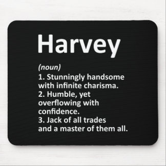 Harvey Definition Personalized Name Funny Birthday Mouse Pad