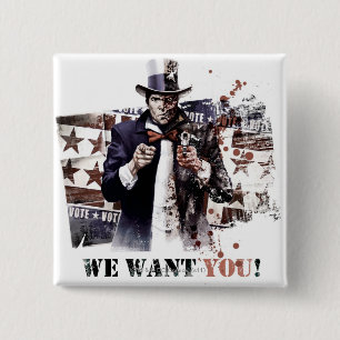 Harvey Dent - We Want You! Pinback Button