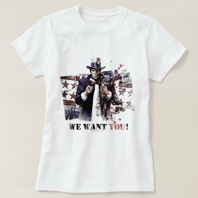 Harvey Dent - We Want You! T-Shirt (Design Front)