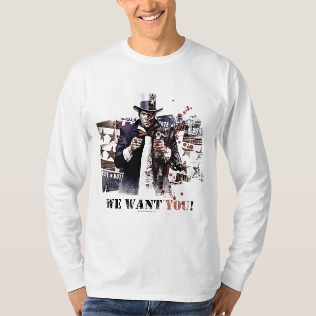 Harvey Dent - We Want You! T-Shirt (Front)