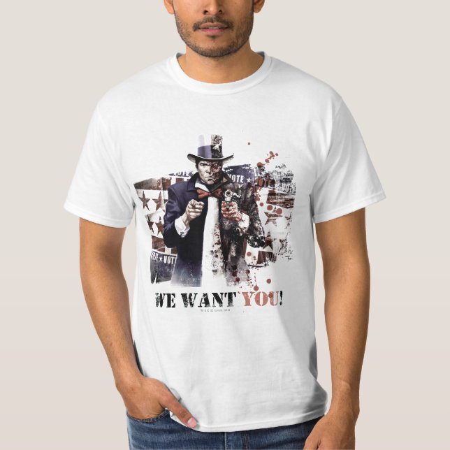 Harvey Dent - We Want You! T-Shirt (Front)