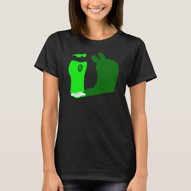 Harvey OS green-terminal T-Shirt (Front)