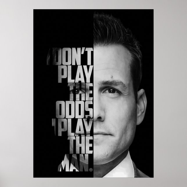 Harvey Specter Quotes  Poster (Front)