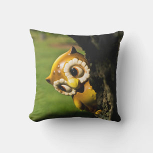 Harvey the Owl II Outdoor Pillow