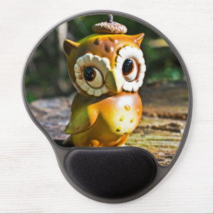 Harvey the Owl III Gel Mouse Pad
