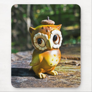 Harvey the Owl III Mouse Pad