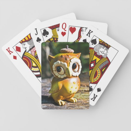 Harvey the Owl III Poker Cards