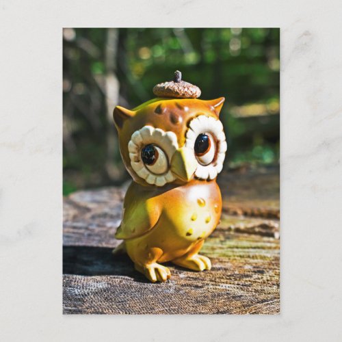 Harvey the Owl III Postcard