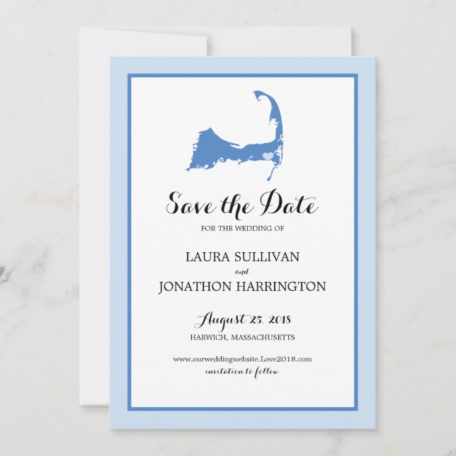 Harwich Wequassett Cape Cod | Wedding Save The Date (Front)
