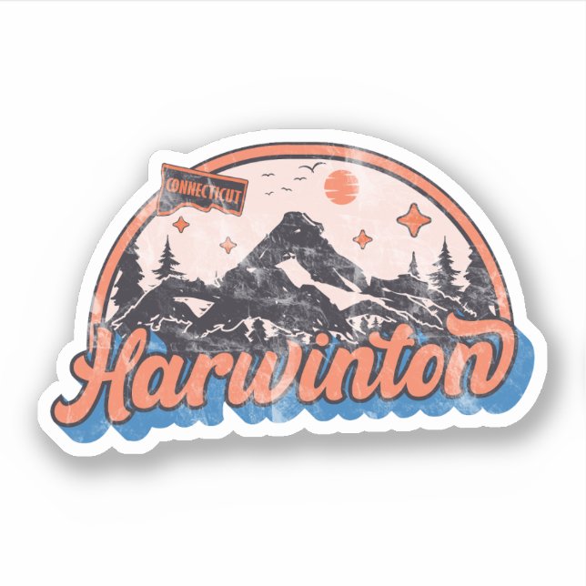 Harwinton, Connecticut Sticker (Front)