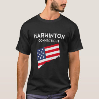 Harwinton Connecticut USA State America Travel Con T-Shirt