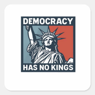 Has No Kings Square Sticker