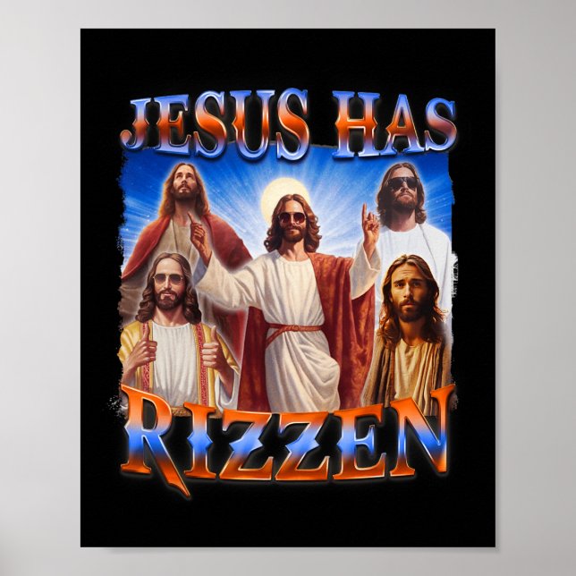 Has Rizzen Christian Men Women Bible Faith  Poster (Front)