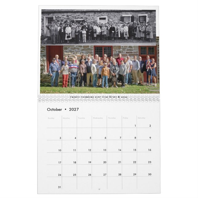 Hasbrouck Family Wall Calendar 2025 (Oct 2027)