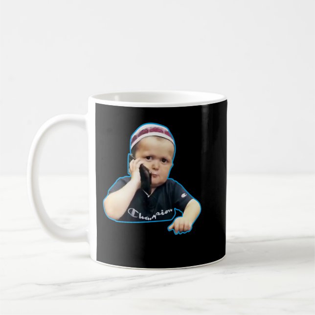 Hasbulla heart collage Classic T Shirt Coffee Mug (Left)