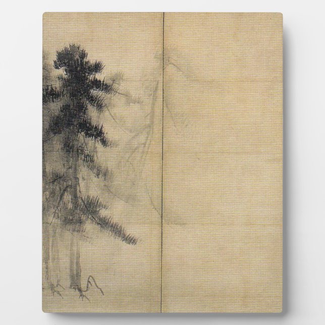 Hasegawa Tōhaku Pine Trees Plaque (Front)