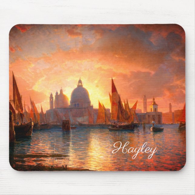 Haseltine's Santa Maria della Salute, Sunset: Mouse Pad (Front)