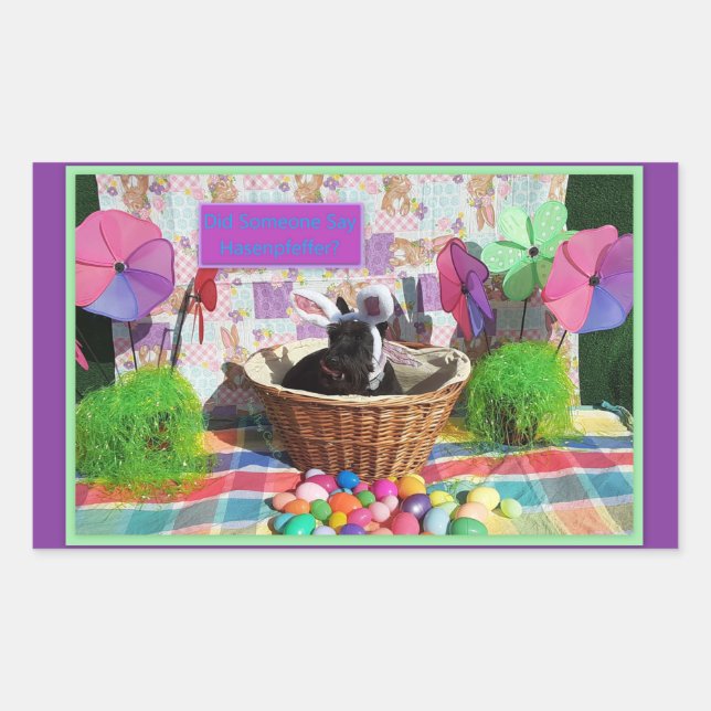 Hasenpfeffer? Rectangular Sticker (Front)