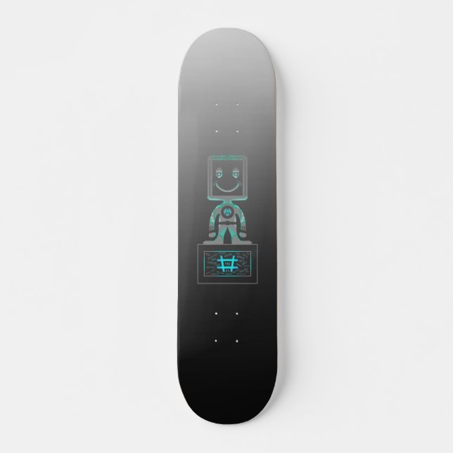 Hash Tag Super hero Skateboard Deck (Front)