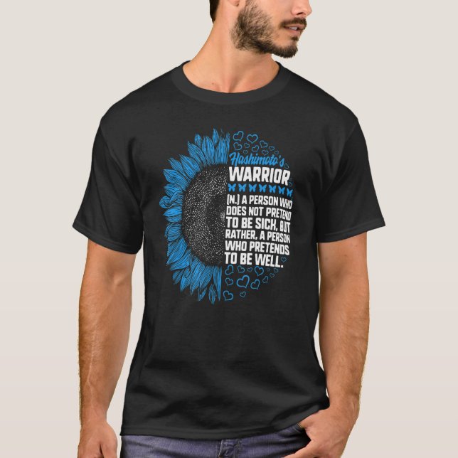 Hashimoto's Disease Awareness Hashimoto Thyroid Di T-Shirt (Front)