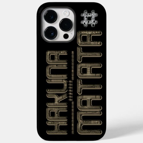 Hashtag 3D Hakuna Matata Beautiful Amazing Text   Case_Mate iPhone 14 Pro Max Case