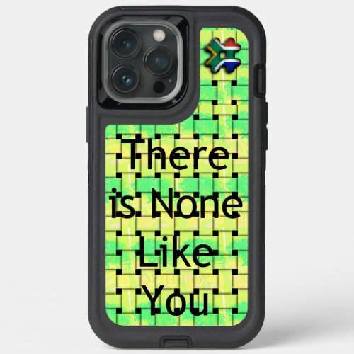 Hashtag African Woven Traditional None Like You  iPhone 13 Pro Max Case
