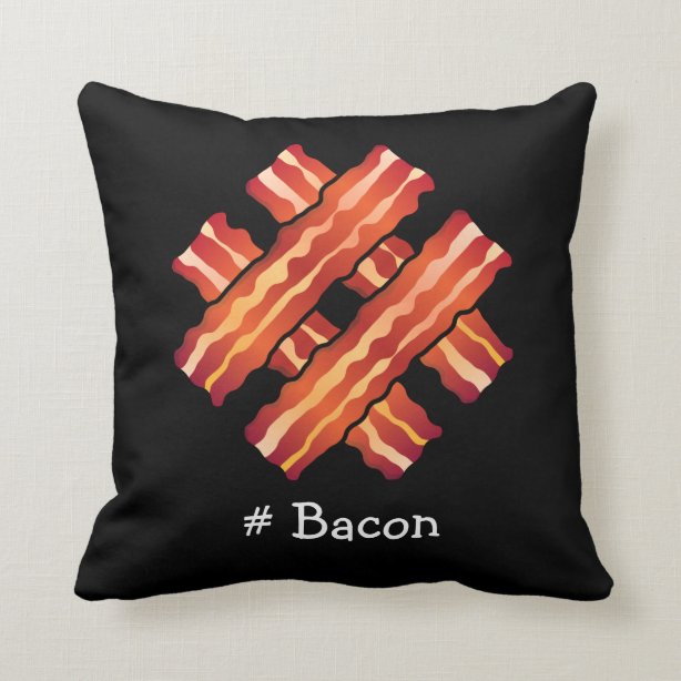 Bacon Decorative & Throw Pillows Zazzle
