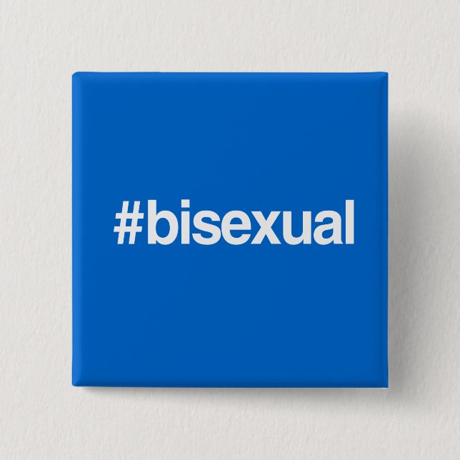 HASHTAG BISEXUAL BUTTON (Front)