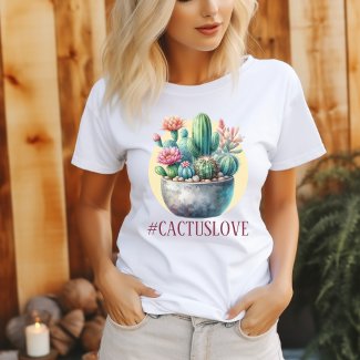 Hashtag Cactuslove Women's T-Shirt