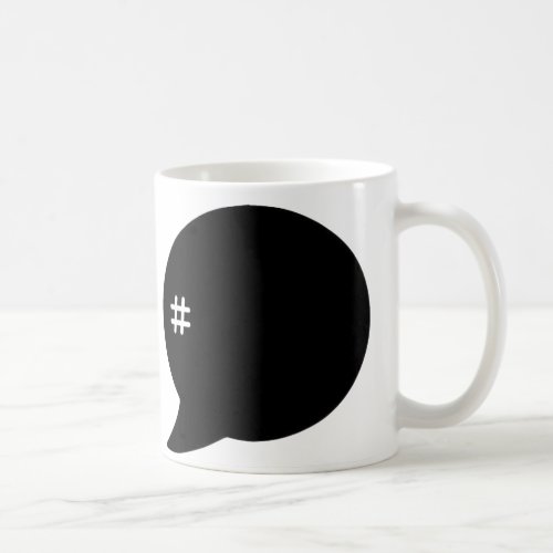 Hashtag  Coffee Cup Mug