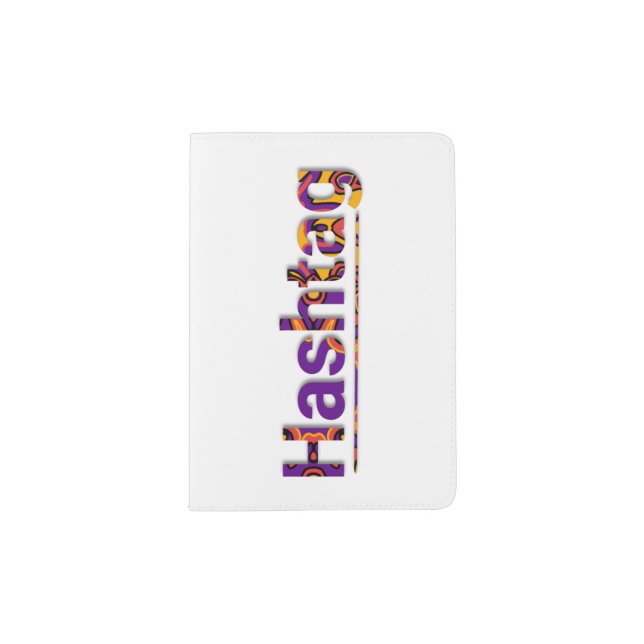 hashtag flower passport holder (Front)