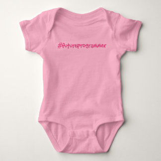 Hashtag future programmer baby bodysuit