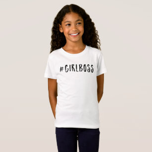 Hashtag Girl Boss Leadership Skills Empowerment T-Shirt