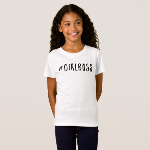 Hashtag Girl Boss Leadership Skills Empowerment T_Shirt