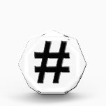 #HASHTAG - Hash Tag Symbol Acrylic Award<br><div class="desc">* Acrylic blocks are available in three style and size options. * Resize the design to add a photo * Your printed text can be added (choose font style, color, size and placement) * Click the CUSTOMIZE button to get started * Currently, this design can be transferred to hundreds of...</div>