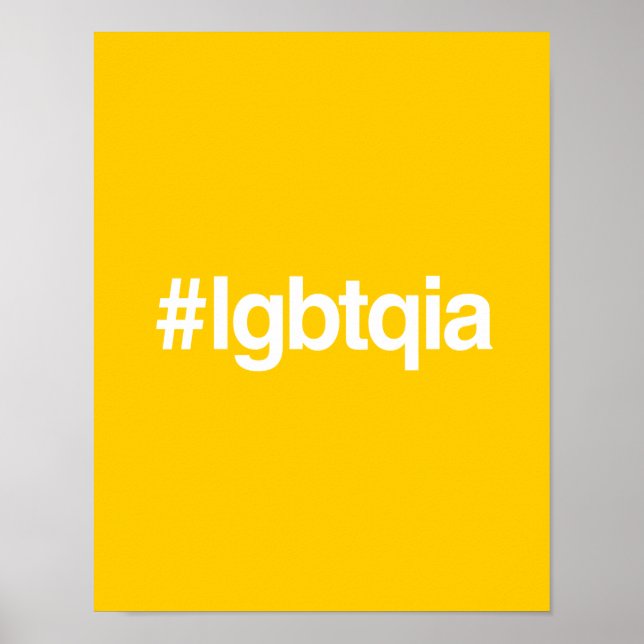 HASHTAG LGBTQIA POSTER (Front)