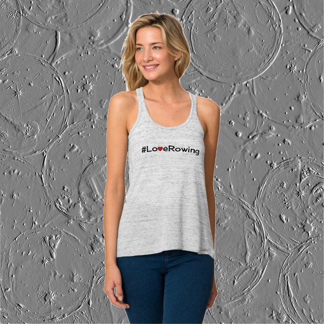 Hashtag Love Rowing slogan Tank Top (Creator Uploaded)
