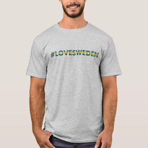 Hashtag Love Sweden T-Shirt