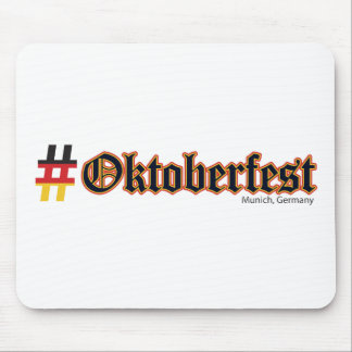 Hashtag Oktoberfest Mouse Pad