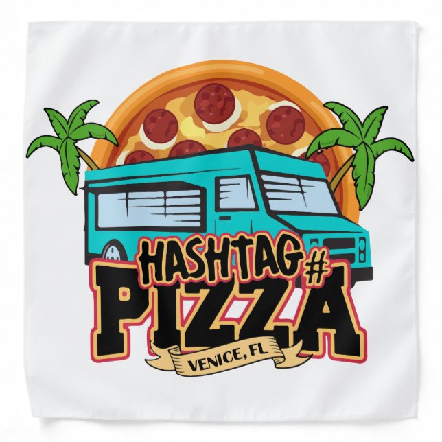 Hashtag Pizza Bandana (Front)