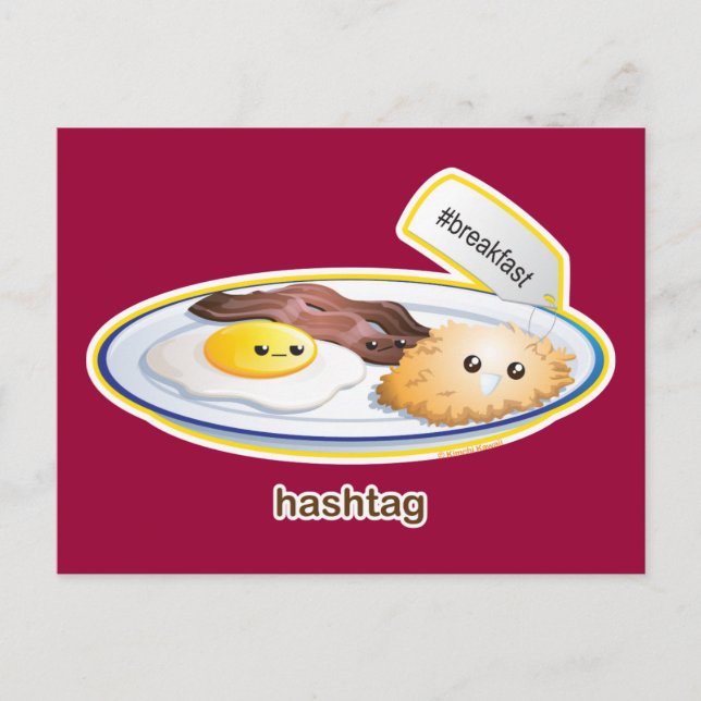 Hashtag Postcard (Front)