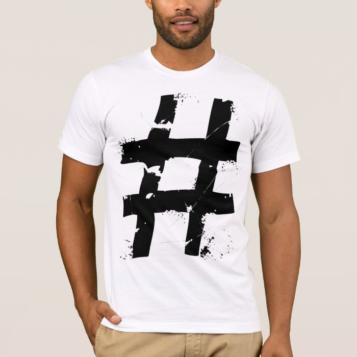 HASHTAG TShirt Zazzle