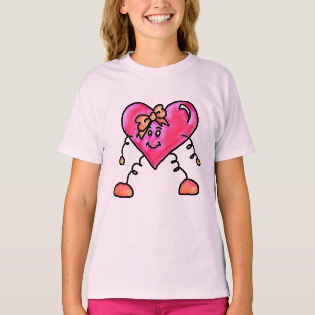 Hashtag Valentine smiling heart shirt (Front)