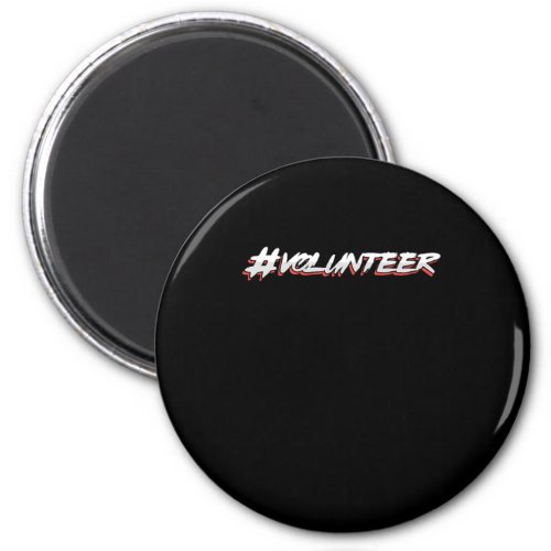 Hashtag Volunteer Volunteering Volunteers Rescue G Magnet