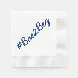 Hashtag Wedding Engagement Party Cocktail Napkins
